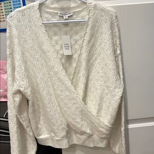 Women's White Sweater